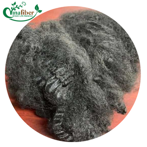 Fibra Sólida 6D de Alta Calidad, Fibra Corta de Poliéster Reciclado Negra para Textiles del Hogar, Uso en Hilatura, Proveedor Vietnamita VINAFIBER Hai - Product Image 3