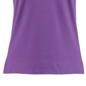 Polo de Manga Corta para Mujer, Diseño 2026, Color Morado, Tejido de Poliéster, Estilo Casual, Largo Regular - Product Image 3