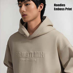 Sudadera con Capucha Personalizada con Estampado Frontal para Hombre, Sudadera de Forro Polar 100% Algodón, Gruesa, 550 g/m², Corte Holgado, Antipilling, para Entrenamiento en Invierno - Product Image 5