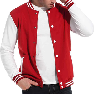 Chaquetas Universitarias Varsity para Hombre Tallas Grandes con Cuello Alto, Logotipo Personalizado y Letras Lisas, Chaqueta Varsity al por Mayor para Hombre - Product Image 2