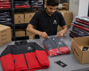Custom High Quality Men’s Sports Track Jacket <b>Windbreaker</b> Training Two Tone Red <b>Black</b> Jacket Polyester Athletic Teamwear Jacket - Product Image 6