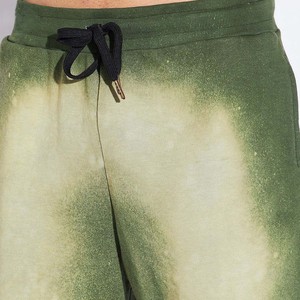 Men's Gradient Green Sweatpants Elastic Waist Drawstring Casual <b>Joggers</b> with Pockets Midweight <b>Polyester</b> Fabric - Product Image 6