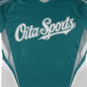 Jersey de Lacrosse Sublimado Unisex en Verde Azulado y Blanco, Uniforme Deportivo Ligero de Poliéster, Ropa Deportiva de Entrenamiento, Ropa de Equipo - Product Image 6