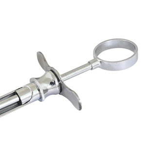 Jeringa Dental Manual Autoaspirante de Acero Inoxidable, Inyector de Cartuchos de Anestesia, Uso Veterinario, CE - Product Image 4