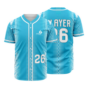 Camiseta de Béisbol Personalizada para Hombre, Transpirable, de Secado Rápido, de Manga Corta, de Alta Calidad, con Estampado Digital, para Softbol - Product Image 6