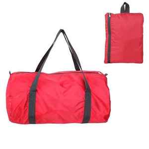 Sac de sport pliable en polyester léger et résistant à l'eau, avec fermeture éclair, style vintage, pour l'exercice, le fitness, les voyages et les week-ends - Product Image 3