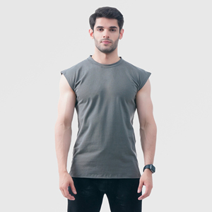 Débardeur Homme Sans Couture Côtelé Uni Personnalisé pour Sport et Fitness – Vêtement de Gym à Prix Abordable – Service OEM - Product Image 1