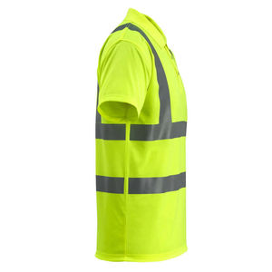 Camiseta Polo de Seguridad Reflectante de Alta Visibilidad Personalizada para Trabajo de Construcción 2026 para Hombre - Product Image 6