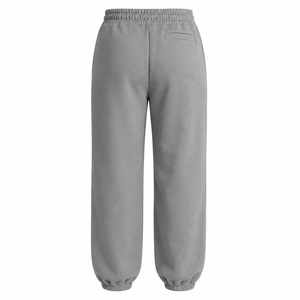 Pantalones Deportivos de Felpa Rojos para Mujer, Cintura Media, Cordón Ajustable, Estilo Casual Hip Hop, Pierna Ancha, Largo hasta el Tobillo, Corte Regular, Color Sólido, Primavera - Product Image 4