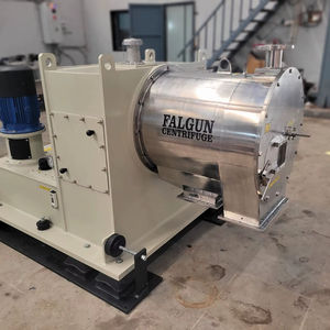 Centrifugeuse horizontale robuste en acier inoxydable SS 2205, 25 CV, 220 V, capacité de 100 à 1000 kg/h pour la séparation du sel marin - Product Image 1