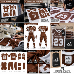 Uniforme de Fútbol Americano de Poliéster de Alta Calidad, Personalizado para Equipos Deportivos, Sublimado, para Hombre - Product Image 5