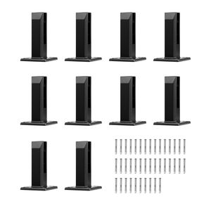 10 Pezzi Staffe per Ringhiera in Vetro Temperato da 0,31'' e 0,47'' in Acciaio Inox 304, Morsetti di Montaggio per Vetro per Facile Installazione - Product Image 1