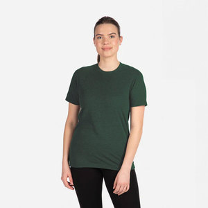 T-shirt basique vert à manches courtes pour homme, T-shirts basiques de couleur unie, T-shirt décontracté de qualité supérieure à col rond, vert bouteille uni - Product Image 1