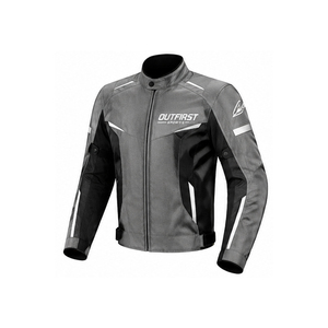 เสื้อแจ็คเก็ตมอเตอร์ไซค์หนังแท้สำหรับผู้ชาย ยี่ห้อ Racing Gear พร้อมแผ่นป้องกันข้อศอก - Product Image 3