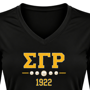 Camiseta Personalizada de Manga Larga para Mujer de Sigma Gamma Rho, Camiseta Casual de Algodón con Cuello Redondo y Letras de la Hermandad Griega, Logotipo Personalizado al por Mayor - Product Image 3