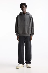 Jean en denim ample et décontracté pour homme, style vintage, coupe large, en coton élasthanne lavable et écologique, taille mi-haute, tendance hiver/printemps - Product Image 3