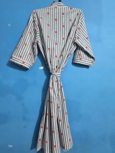 Batas de Baño Kimono Tradicionales para Mujer, Nuevo Diseño Moderno, Ropa de Dormir hasta la Rodilla, de Fabricante y Proveedor Indio - Product Image 6