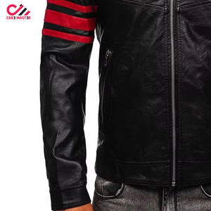 Chaqueta de Cuero PU Premium para Hombre, Estilo Motero, Elegante y Duradera, Ropa Exterior de Moda para Venta al Por Mayor OEM - Product Image 4