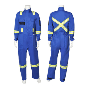 Combinaison de sécurité sur mesure en sergé 100 % coton, avec bande réfléchissante, pour vêtements de travail – Fournisseur d'usine OEM - Product Image 3