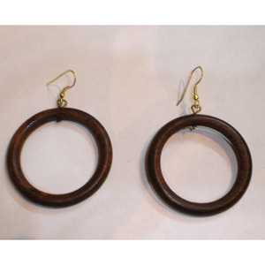 Vente en gros de boucles d'oreilles pendantes en bois faites à la main AYAANS CREATIONS pour femmes, découpe laser personnalisée, mariage, tendance, chrétien, fabricant OEM - Product Image 5