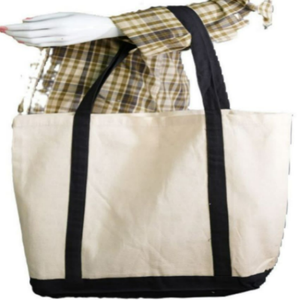 Sac fourre-tout en toile de coton 100 % écologique personnalisé OEM, style vintage pour femme, réutilisable, avec logo imprimé, sacs de courses vierges en calicot - Product Image 1