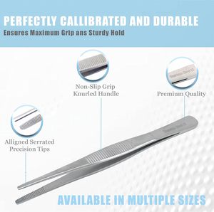 Stainless Steel Surgical Tweezers CE Certified Corrosion Resistant Autoclavable Smooth Finish for surgical purpose - Product Image 5