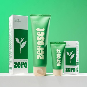 [ZEROSET] Nettoyant moussant exfoliant au thé vert Zeroset 120g – Ingrédients de haute qualité, formule de confiance - Product Image 2