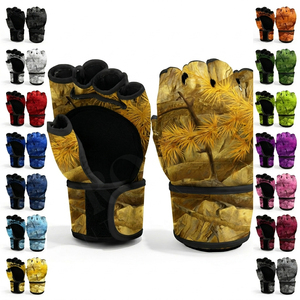 Gants de Sparring MMA Professionnels pour l'Entraînement de Boxe, la Lutte au Sac et la Protection des Mains en Salle de Sport – Motif Imprimé Intégral - Product Image 1