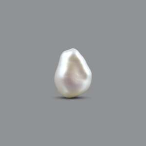 Sky Blue Keshi Pearl 5.05 Carat Oval Cabochon Loose Gemstone for Fine Jewelry - Product Image 2