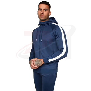 Trajes Deportivos Modernos en Azul y Blanco para Hombre, Traje Deportivo Esencial, Venta al Por Mayor, Marca Personalizada, Calidad de Marca, Stock al Por Mayor - Product Image 2