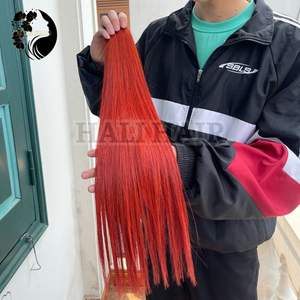 Venta al por mayor 100% Remy humano fábrica directa suministro vietnamita a granel recto Super doble dibujado teñido color natural para todo el mundo - Product Image 3