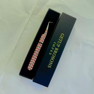 Pinzas para Pestañas Getup Brosons Impex con Diseño de Sandía, 90 Grados, Acero Inoxidable, Punta Lisa/de Fibra, Precisión, 10 mm de Longitud, Personalizadas - Product Image 3