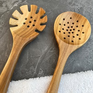 Cuchara para Servir Arroz de Madera WOQI, Utensilio de Cocina Resistente al Calor, Protege las Sartenes - Product Image 6