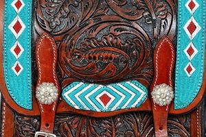 Bolsos de sillín ecuestre de cuero de calidad superior hechos a mano indios más vendidos, equipo de equitación, brida de caballo elegante - Product Image 2