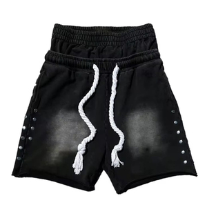 Manufacturer Customizable High Quality Embroidery <b>Patch</b> Logo Solid Casual Acid Wash Cargo <b>Shorts</b> Polyester/Cotton Quick Dry - Product Image 1