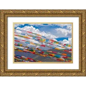 ธงสวดมนต์ทิเบตแท้ งานศิลปะติดผนังไม้สน |   งานฝีมือขายส่ง - Product Image 2