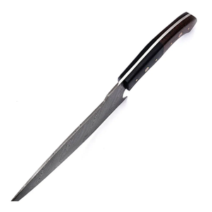 Cuchillo de Chef de Acero de Damasco Hecho a Mano, Cuchillo de Cocina Profesional, Afilado como una Navaja, Mango de Madera, OEM, ODM, Logotipo Personalizado, Venta al por Mayor - Product Image 5