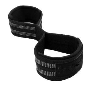 Sangles de levage en coton personnalisées en forme de 8 – Respirantes, légères, réglables, antidérapantes, légèrement extensibles, pour le soutien et l'exercice - Product Image 2