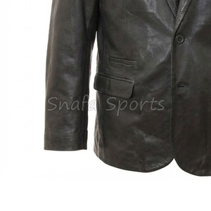 เสื้อแจ็คเก็ตหนังผู้ชาย เสื้อโค้ทดีไซน์ทันสมัย สตรีทแวร์หนา อุ่น แฟชั่นอินเทรนด์ ทนทาน - Product Image 4