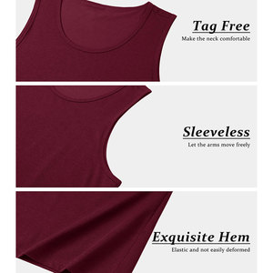 เสื้อกล้ามสำหรับออกกำลังกายสำหรับผู้ชาย เหมาะสำหรับเพาะกาย ยกน้ำหนัก วิ่งจ๊อกกิ้ง ปั่นจักรยาน เดินป่า ฟิตเนส ฟิตเนสแวร์ - Product Image 3