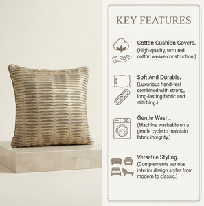 Housse de coussin en coton de luxe en gros, taie d'oreiller design pour la décoration de la maison, de l'hôtel, du canapé, exportation en Inde à bas prix - Product Image 5
