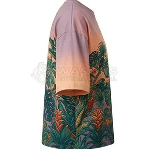 เสื้อยืดพิมพ์ลายคลาสสิกทรงโอเวอร์ไซส์สำหรับผู้ชาย ผ้าถักด้านหน้า แห้งเร็ว ระบายอากาศได้ดี ทรงหลวม สไตล์ลำลอง สตรีทแฟชั่น ใส่ได้ทุกวัน - Product Image 3