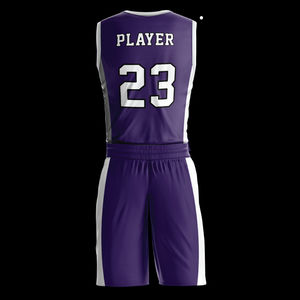 ชุดยูนิฟอร์มบาสเก็ตบอลแบบซับลิเมชั่นคุณภาพสูง ระบายอากาศได้ดี สำหรับผู้ชายและผู้หญิง ไซส์พลัส  พร้อมบริการสกรีนลายตามสั่ง - Product Image 6