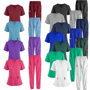 Ensemble uniforme de toilettage pour animaux de compagnie, multi-poches, infroissable, extensible, taille ajustable, unisexe, avec détection d'aiguilles, pratique - Product Image 6
