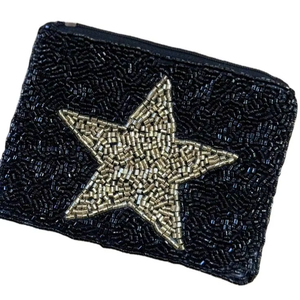 Article de luxe, porte-monnaie élégant fait à la main avec des perles, portefeuille de haute qualité, prix direct d'usine - Product Image 1