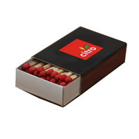 Mejor Proveedor Mayorista de Fósforos de Seguridad Domésticos Duraderos, 50 Unidades, 56x45x15mm, Empaque en Cartón Blanco, Cabezas Multicolor Personalizables