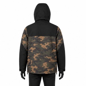 Veste de snowboard pour homme imperméable et camouflage personnalisée, coupe-vent, thermique, à capuche, pour les sports d'hiver en plein air - Product Image 2