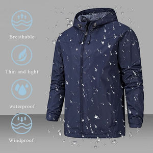 Chaqueta Safari Color Block para Hombre, Abrigo Utilitario de Lona Extra Grande con Bolsillos, Ropa de Otoño para Exteriores - Product Image 5