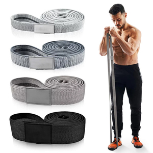 Lot de 3 bandes de résistance en tissu latex de résistance moyenne Geo Brother Co STRENGTH SPORTS, équipement d'exercice, logo couleur personnalisé - Product Image 2