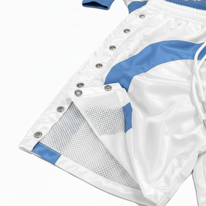 Conjunto de Dos Piezas de Verano para Mujer, Talla Grande, Chaqueta Cortavientos y Pantalones Cortos, 100% Poliéster, Bordado, con Cierre, Estilo Casual Urbano - Product Image 5